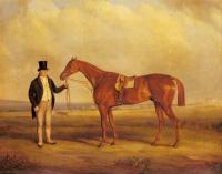 Ferneley, John - A Gentleman Holding Dangerous, the Winner of the Derby